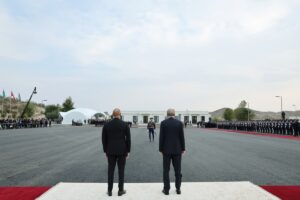 CEBRAYIL (AA) – Cumhurbaşkanı Recep Tayyip Erdoğan, ziyarette bulunduğu Azerbaycan'ın