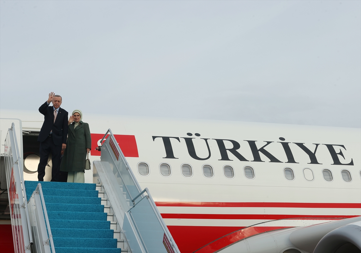 Cumhurbaşkanı Erdoğan Kazakistan'a gitti