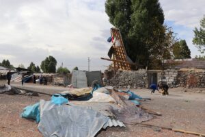 ERZURUM (AA) – Erzurum'da meydana gelen hortum yüzünden bazı ev