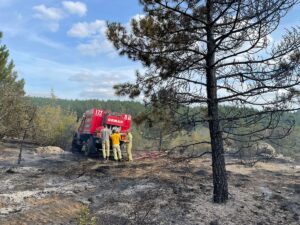 KIRKLARELİ (AA) – Kırklareli'nde ormanlık alanda çıkan yangın söndürüldü. Demircihalil