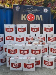 KOCAELİ (AA) – Kocaeli'de 1 milyon 770 bin makaron (filtreli