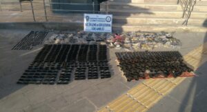 KONYA (AA) – Konya'nın Beyşehir ilçesinde, polis ekiplerinin kovalamacasıyla yakalanan