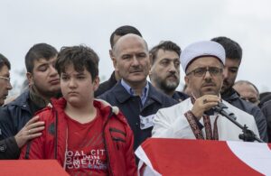 - Cenazeye İçişleri Bakanı Soylu, Enerji ve Tabii Kaynaklar Bakanı