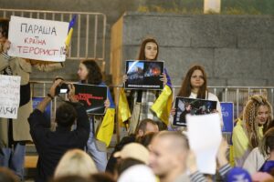 TİFLİS (AA) – Gürcistan'ın başkenti Tiflis'te, Rusya'nın bu sabah Ukrayna'nın