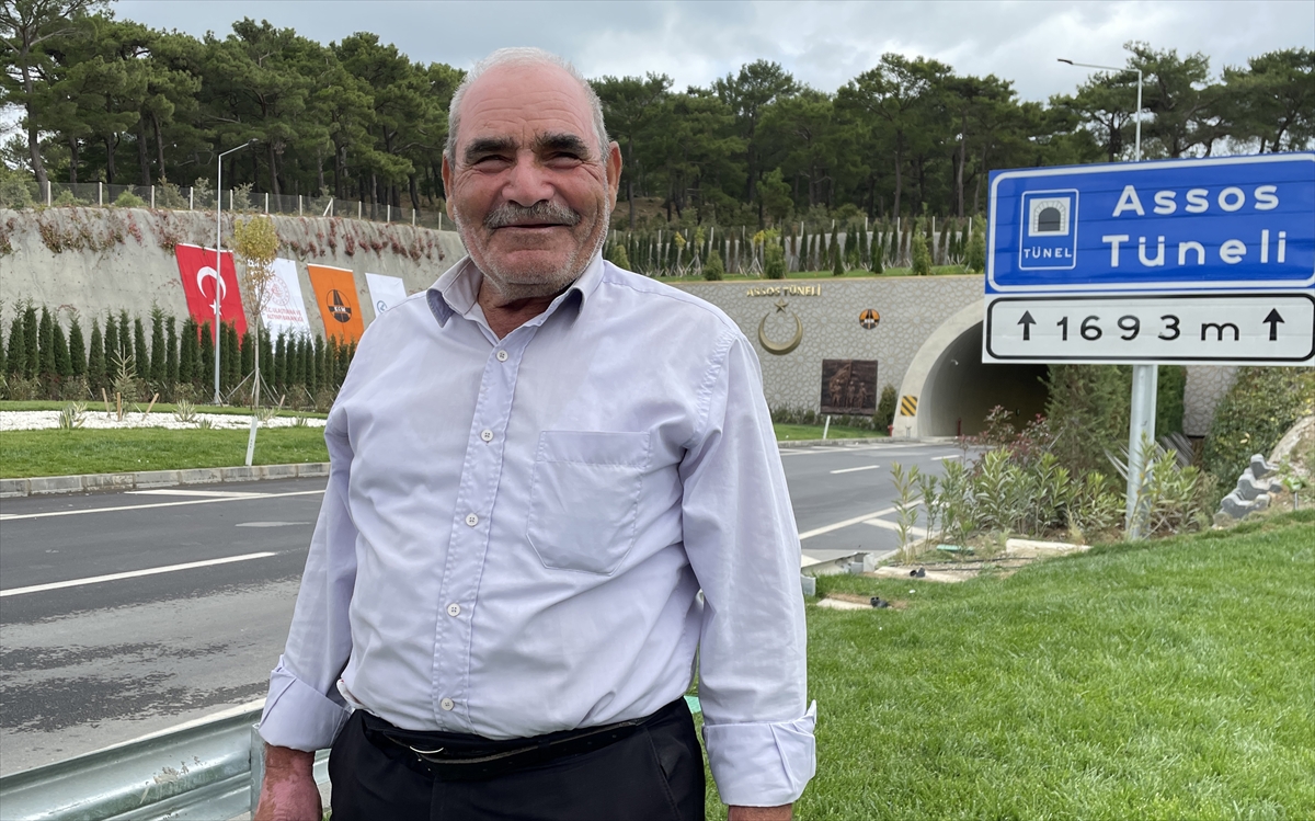 Sürücüler Çanakkale'de ulaşımı 50'den 5 dakikaya düşüren yol ve tünellerden memnun