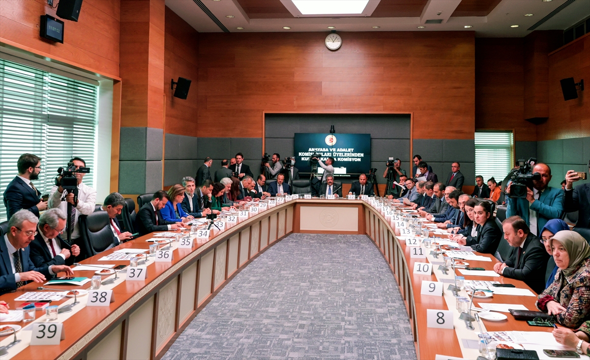 TBMM (AA) – TBMM Anayasa ve Adalet Komisyonları Üyelerinden Kurulu