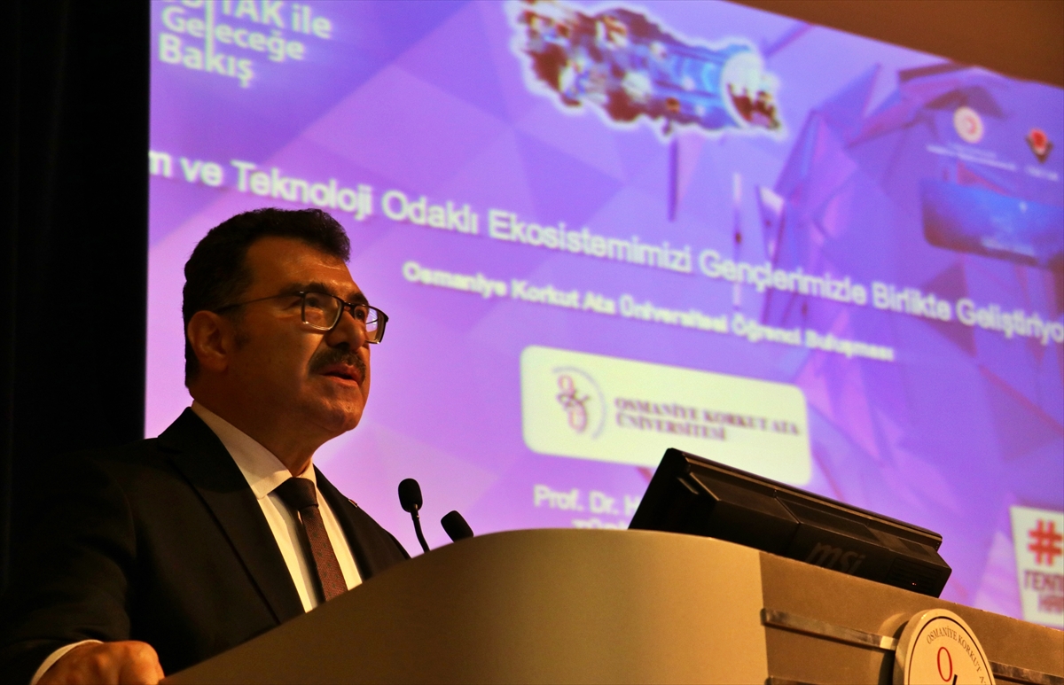 TÜBİTAK Başkanı Prof. Dr. Mandal, Osmaniye'de konuştu: