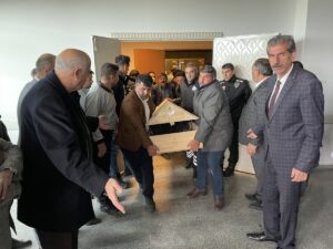 AĞRI (AA) – Ağrı'da iki tır ile bir yolcu otobüsünün