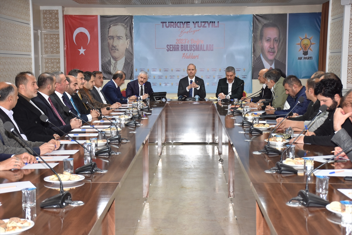 AK Parti Genel Başkan Yardımcısı İleri, Hakkari'de konuştu: