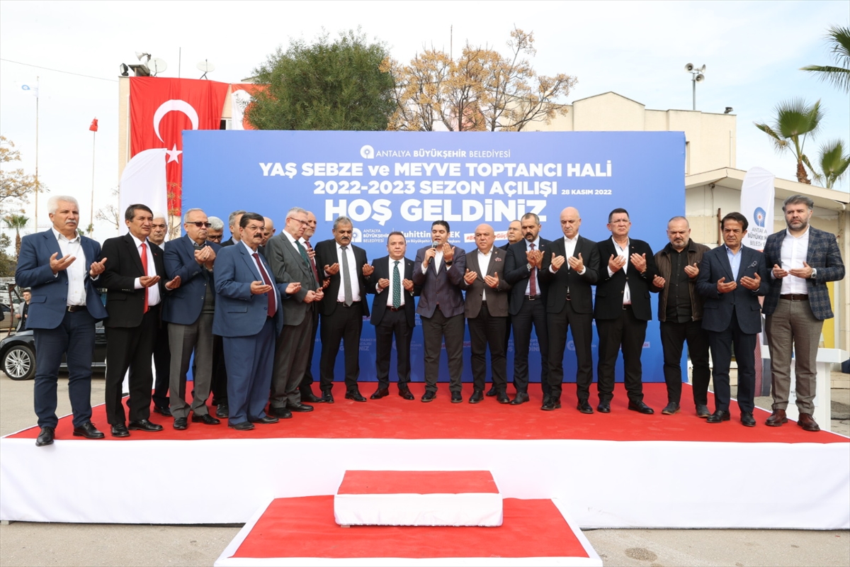 Antalya Toptancı Halinde yeni sezon açıldı