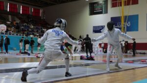 KONYA (AA) – Türkiye Eskrim Federasyonunun (TEF), Konya'da düzenlediği Büyükler