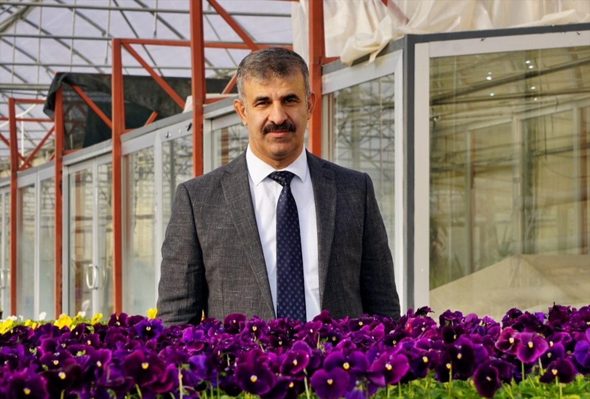 Çankırı Karatekin Üniversitesi yetiştirdiği çiçeklerle şehrin estetiğine katkı sunuyor