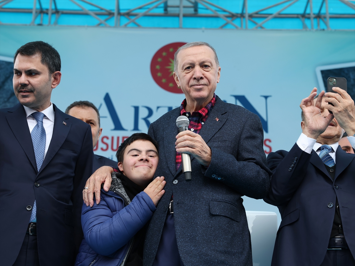 Cumhurbaşkanı Erdoğan, “Yusufeli Barajı ile Yeni Yerleşim Bölgesinin Açılış Töreni”ne katıldı: (2)