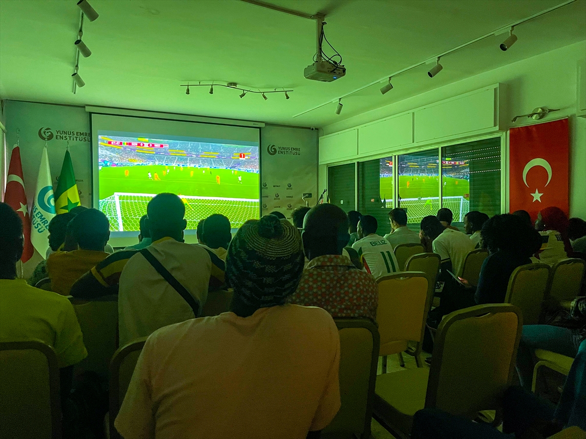 Dakar Yunus Emre Enstitüsü'nde Dünya Kupası heyecanı