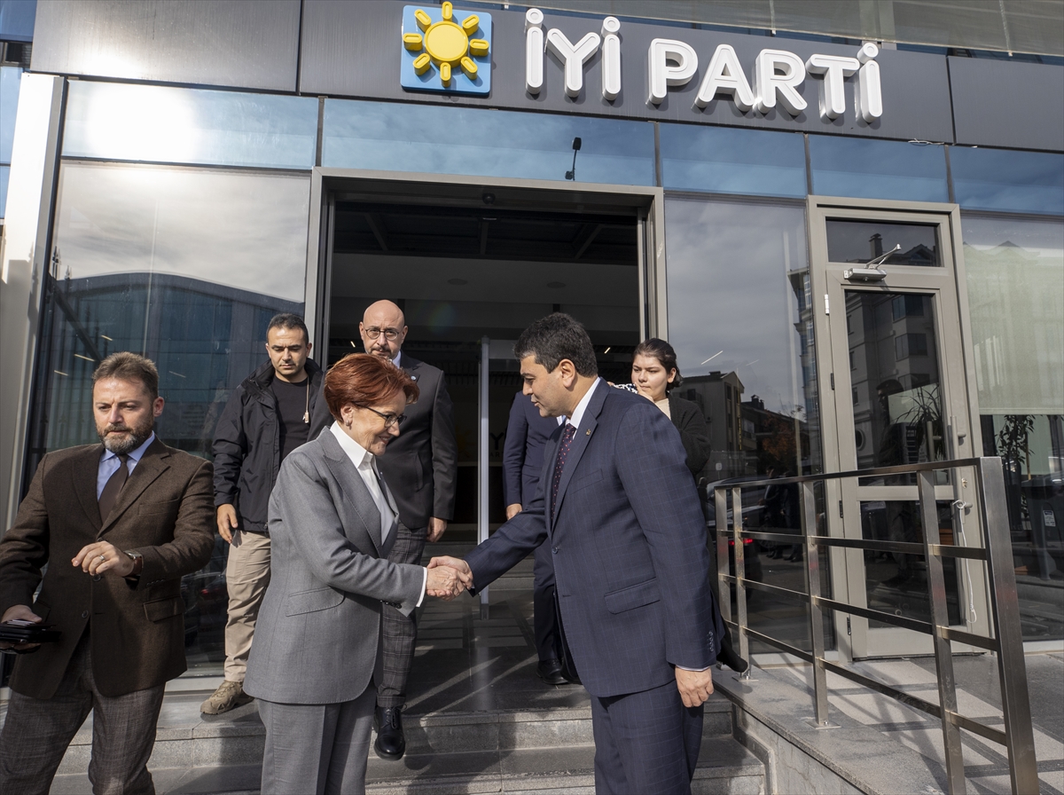 DP Genel Başkanı Uysal, İYİ Parti Genel Başkanı Akşener ile görüştü