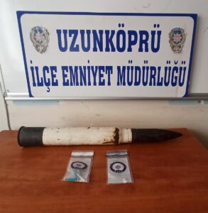 EDİRNE (AA) – Edirne'nin Uzunköprü ilçesinde polis ekiplerince bir evde
