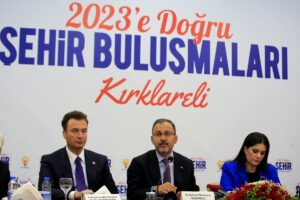 - "2023 seçimlerine çok güçlü şekilde hazırlanıyoruz. İnşallah milletimizin güveni,