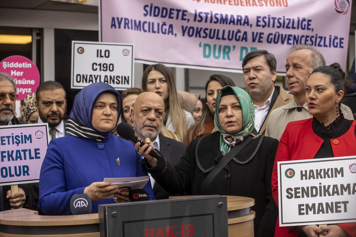 HAK-İŞ Başkanı Arslan'dan, Kadına Yönelik Şiddete Karşı Uluslararası Mücadele Günü mesajı: