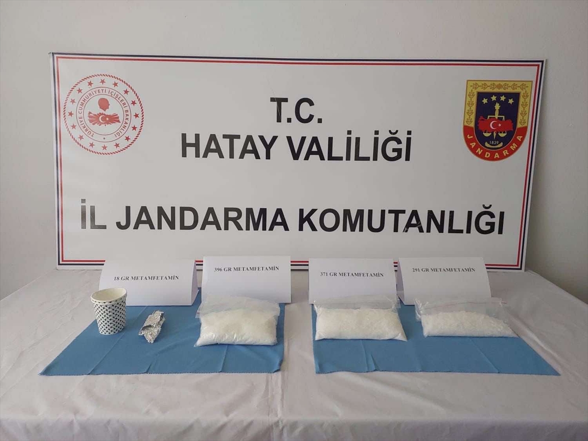 Hatay'da 1 kilo 76 gram sentetik uyuşturucu ele geçirildi, 1 şüpheli yakalandı