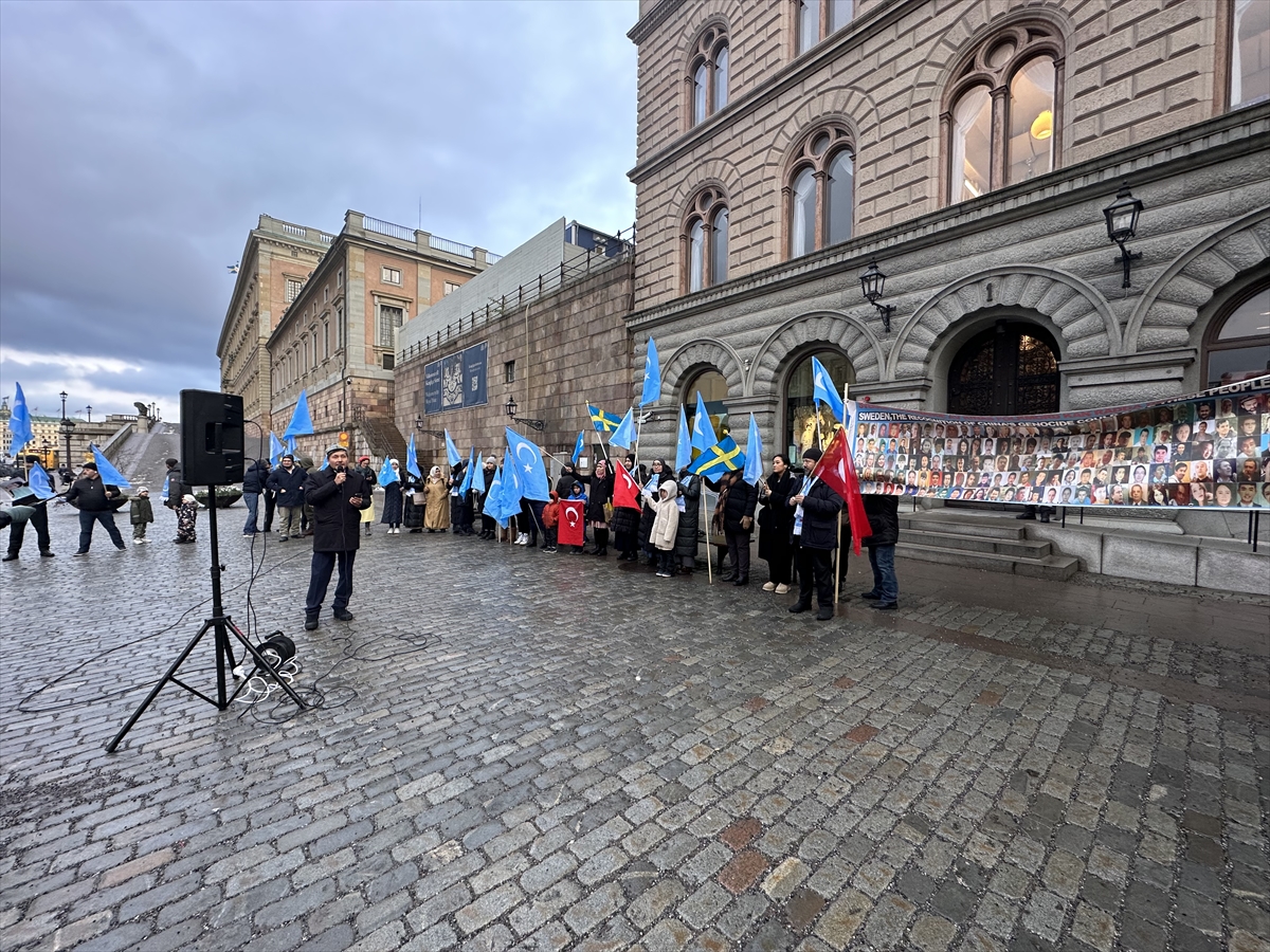İsveç'te Çin hükümeti protesto edildi