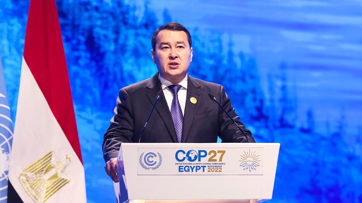 Kazakistan Başbakanı İsmailov: “Ülkemiz 2060'a kadar karbon nötr olma hedefi belirledi”
