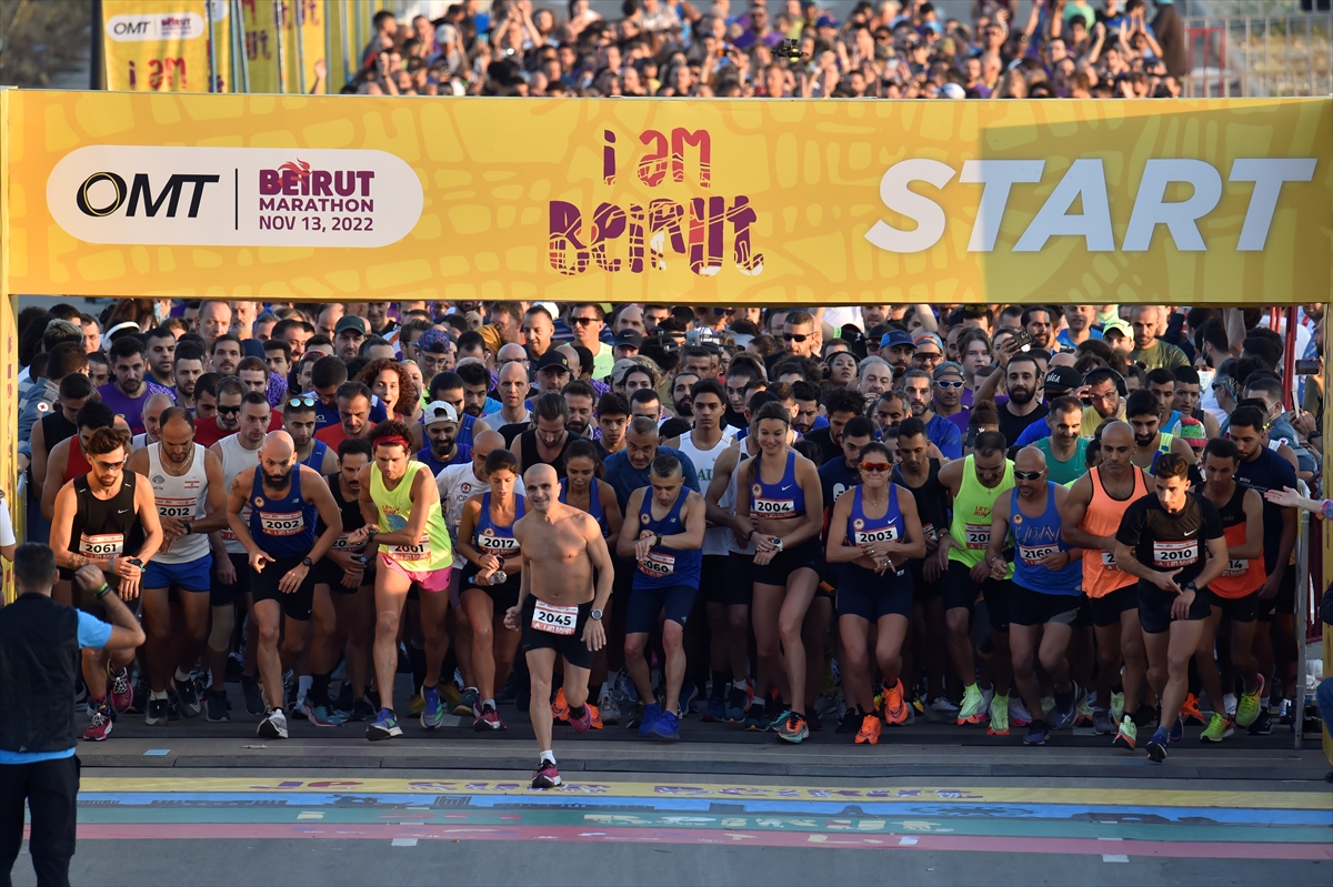 Lübnan’da 20. Uluslararası Beyrut Maratonu düzenlendi