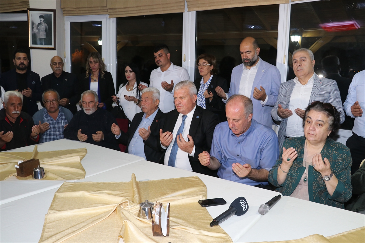 Memleket Partisi Genel Başkanı İnce, Adana'da konuştu: