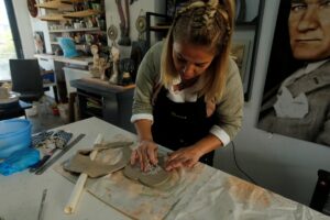 SAMSUN (AA) – MEHMET KUMCAĞIZ – Samsun'da yaşayan mimar Aysu