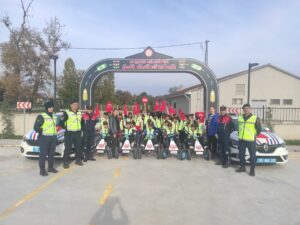 SAMSUN (AA) – Samsun'da jandarma trafik timlerince öğrencilere trafik eğitimi