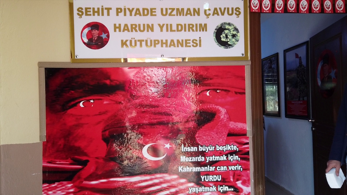 Şehit Uzman Çavuş Harun Yıldırım'ın adı Adana'da kütüphanede yaşatılacak