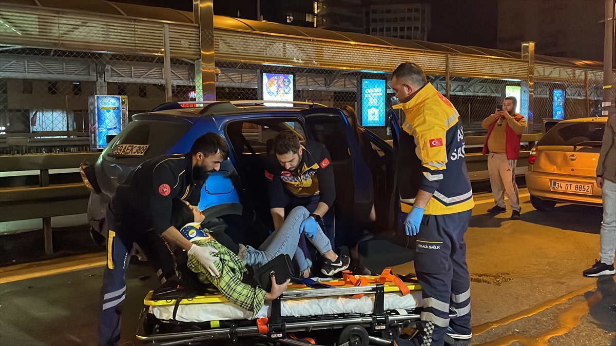 GÜNCELLEME – Şişli'de zincirleme trafik kazasında 8 kişi yaralandı