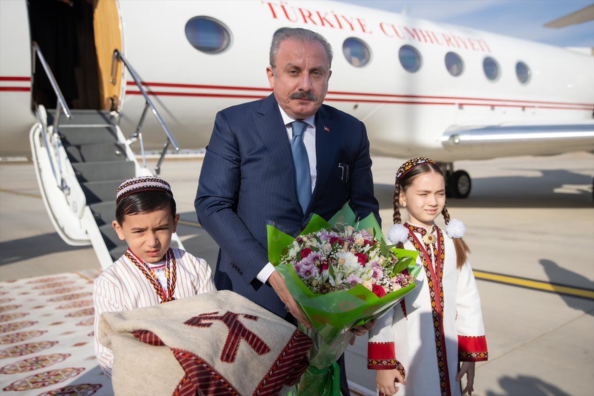 TBMM Başkanı Mustafa Şentop Türkmenistan'da