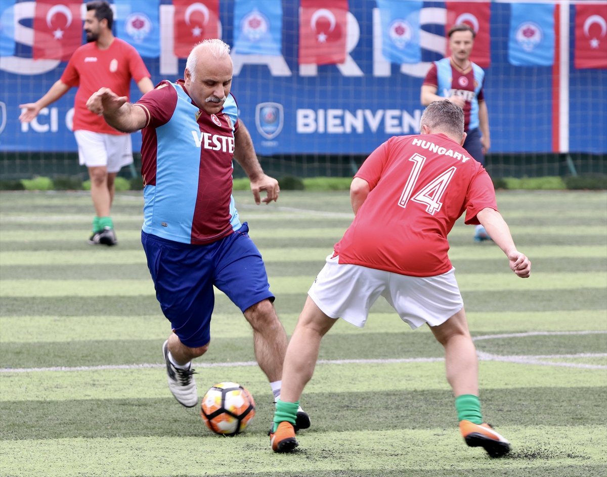 Trabzon'da Türkiye-Macaristan dostluk maçı oynandı
