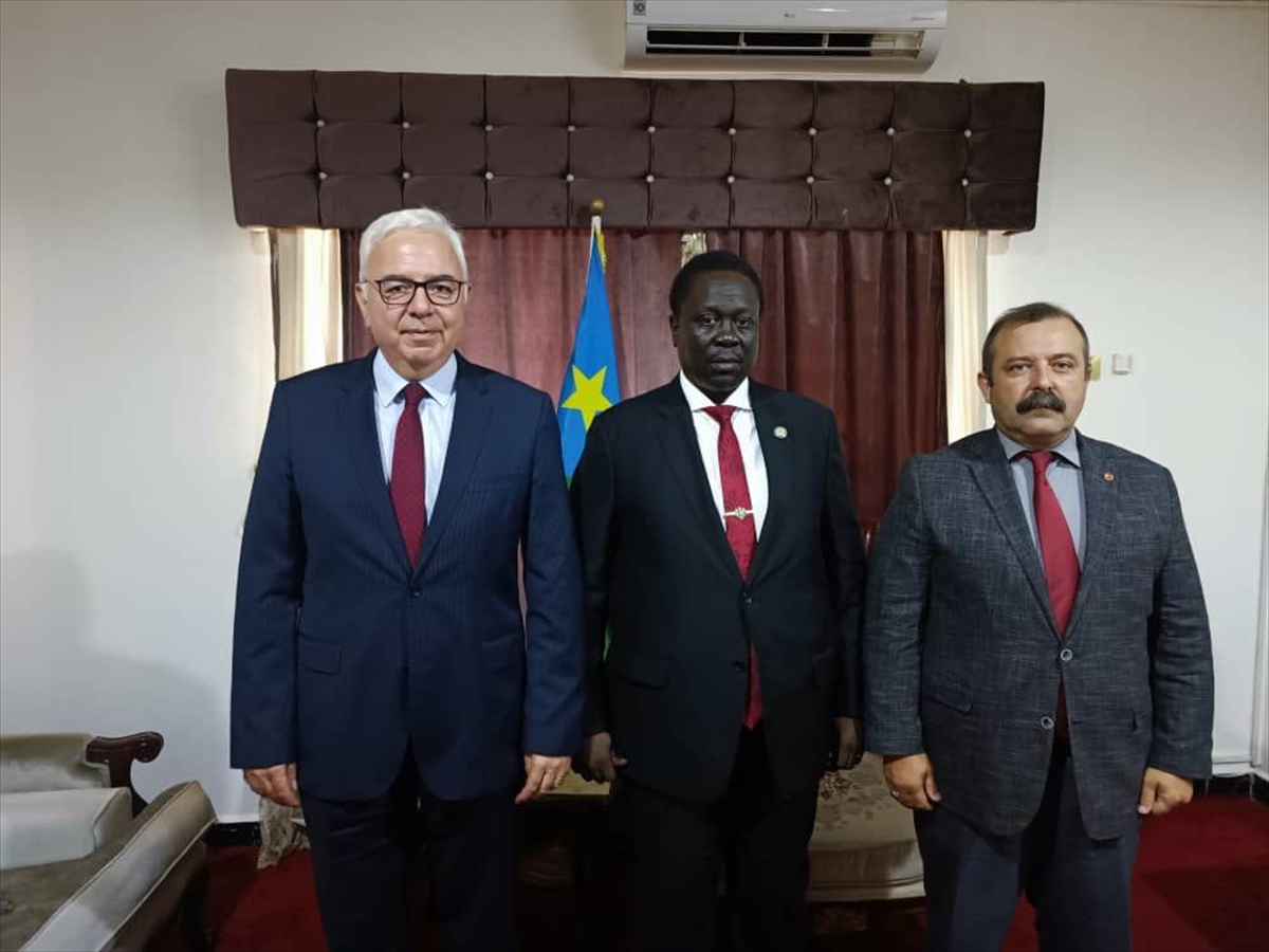 Türkiye'nin Cuba Büyükelçisi Mutaf, Güney Sudan Cumhurbaşkanı Yardımcısı Agany ile görüştü
