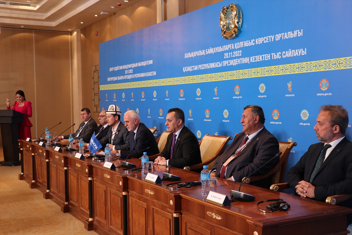 TÜRKPA, Kazakistan'daki seçimleri şeffaf olarak değerlendirdi