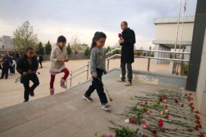 GAZİANTEP (AA) – Suriye'nin kuzeyinden YPG/PKK'lı teröristlerce Gaziantep'in Karkamış ilçesine