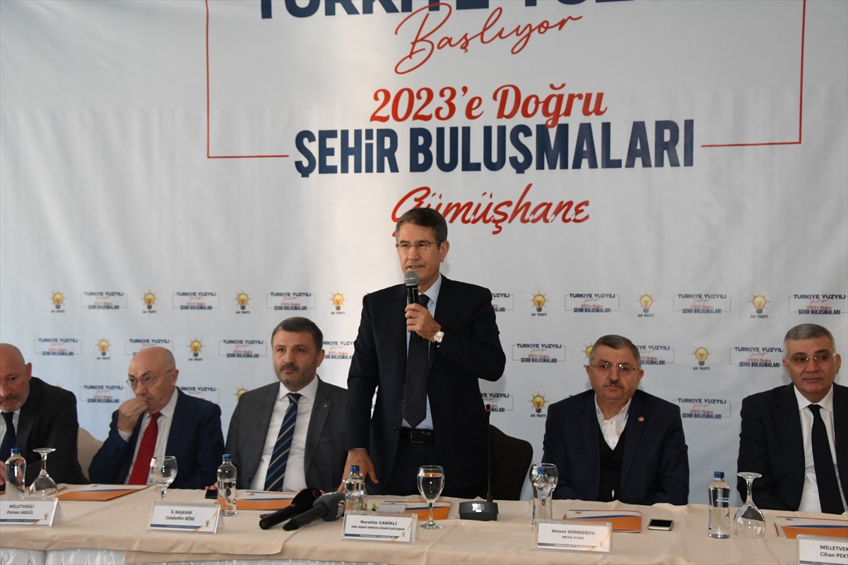 AK Parti Genel Başkan Yardımcısı Canikli, Gümüşhane'de konuştu: