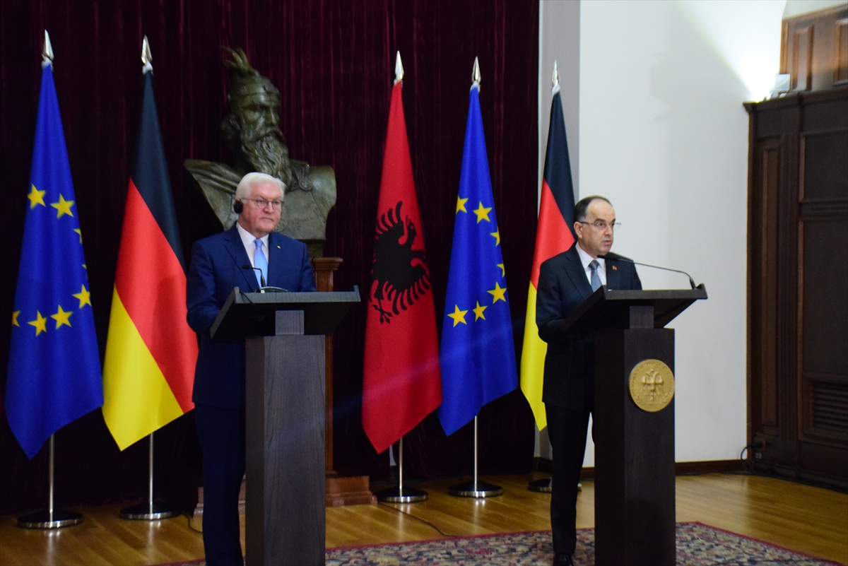 Almanya Cumhurbaşkanı Steinmeier: “Arnavutluk, AB’nin dostu ve önemli ortağı”