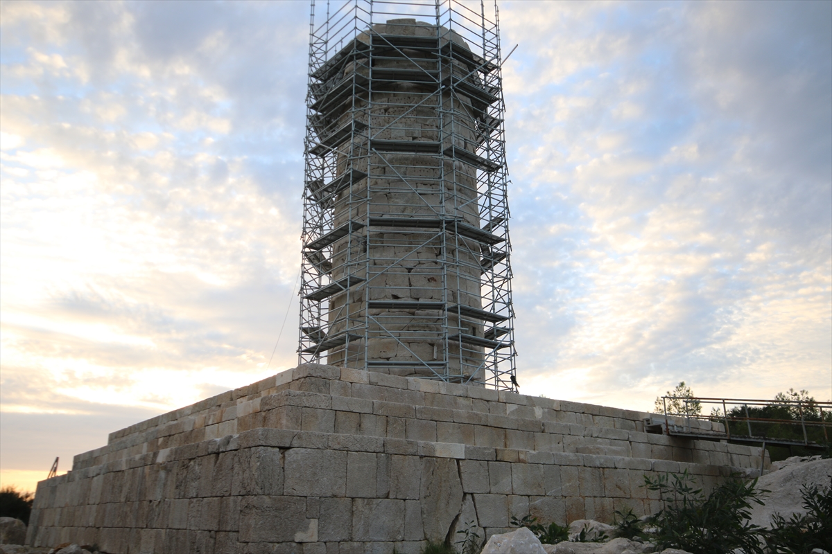 Antalya'daki Patara Deniz Feneri'nin 4'üncü bölümü tamamlandı