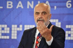 TİRAN (AA) – Arnavutluk'un başkenti Tiran'da düzenlenen Avrupa Birliği (AB)-Batı