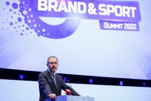İSTANBUL (AA) – Brand & Sport Summit 2022 etkinliğinde konuşan