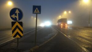 DÜZCE (AA) – D-100 kara yolunun Bolu Dağı kesiminde etkili