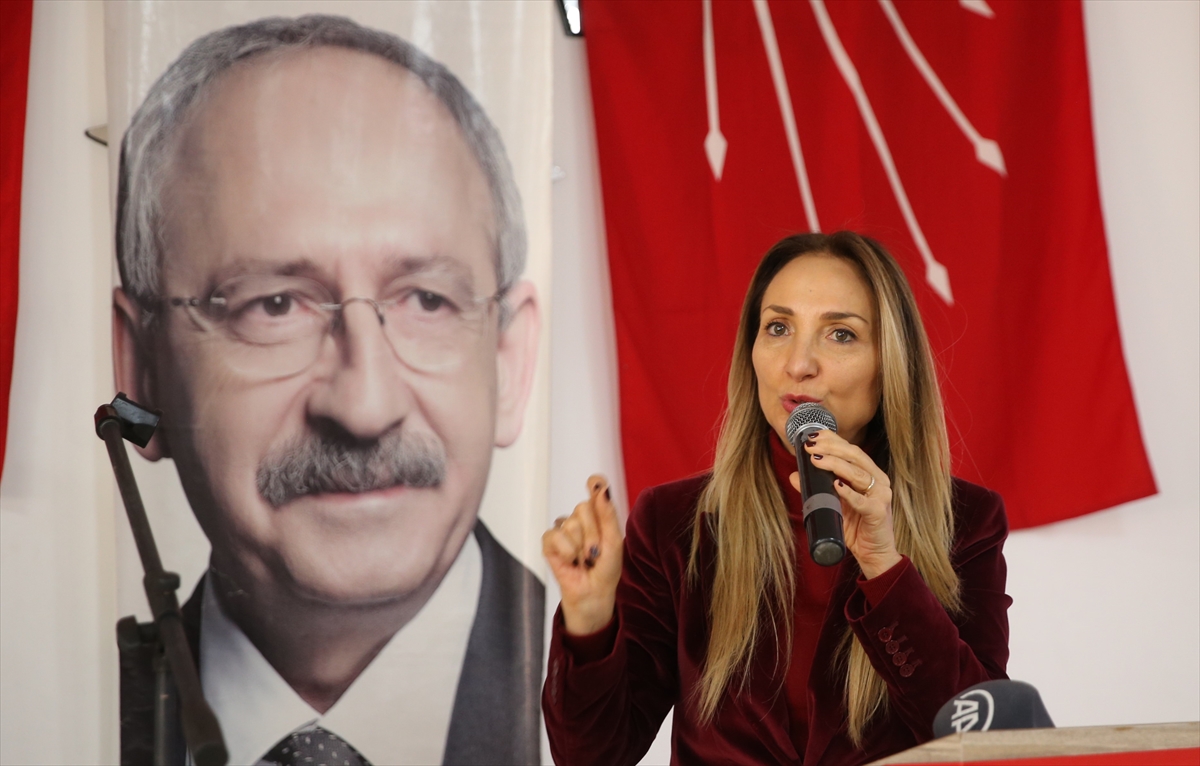 CHP Kadın Kolları Genel Başkanı Nazlıaka, Mardin'de partililerle buluştu