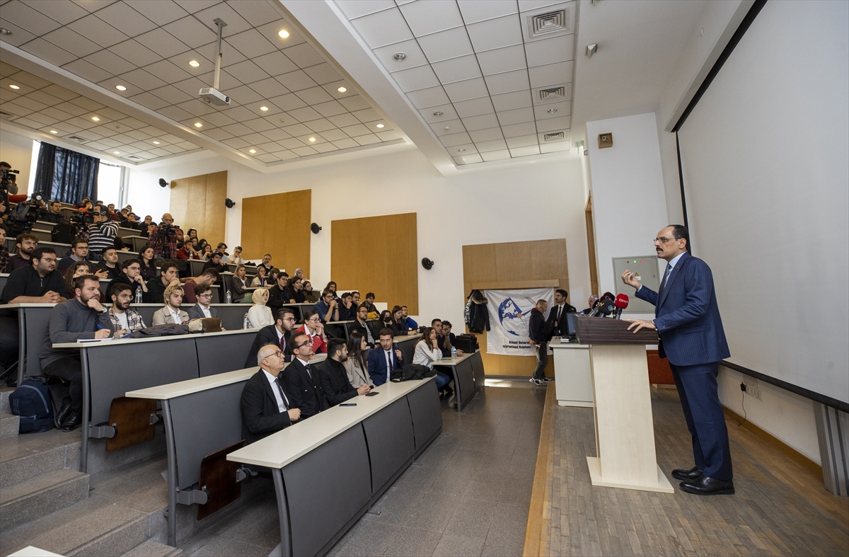 Cumhurbaşkanlığı Sözcüsü Kalın, Bilkent Üniversitesinde Türk dış politikasını anlattı: