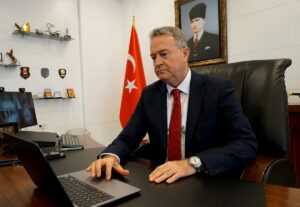 EDİRNE (AA)- Edirne Emniyet Müdürü Mustafa Alçalar, İl Jandarma Komutanı