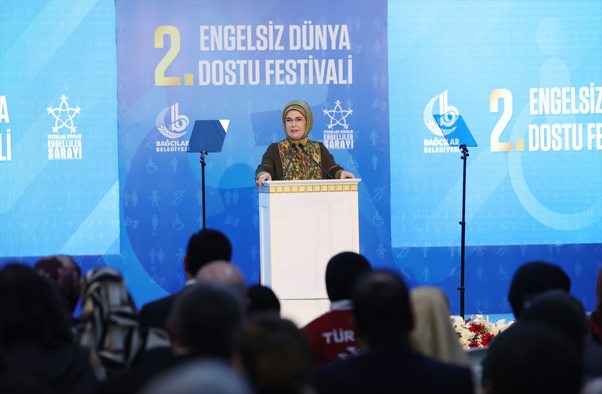 Emine Erdoğan, Engelsiz Dünya Dostu Festivali'nde konuştu: