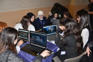 ERZURUM (AA) – Erzurum'da Atatürk Üniversitesi öğrencileri, Anadolu Ajansının (AA)