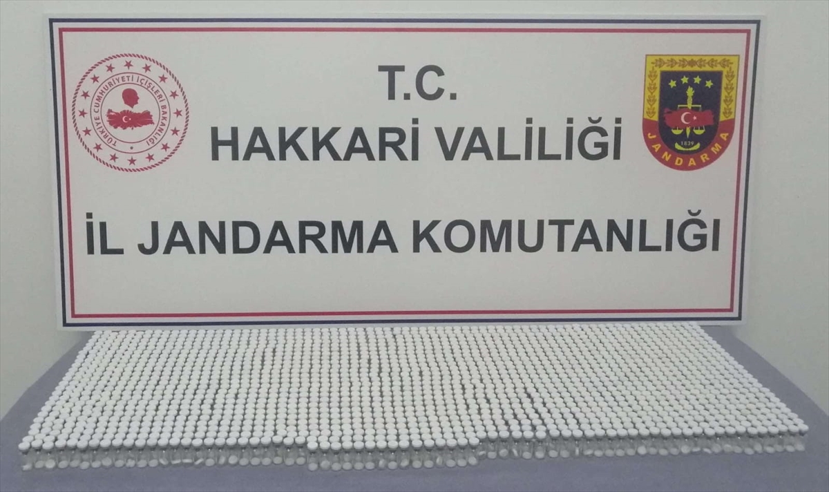 Hakkari'de kaçak 1690 botoks malzemesi ele geçirildi