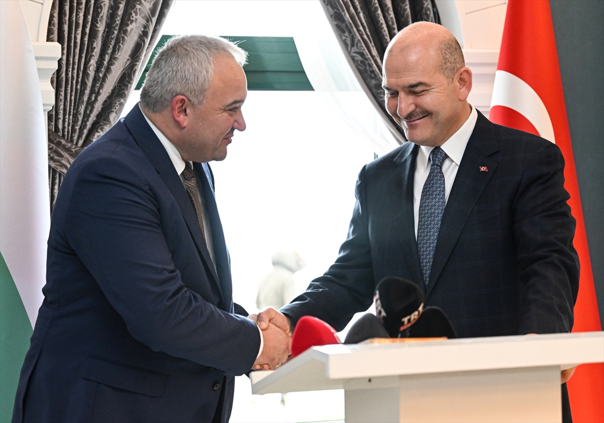 İçişleri Bakanı Soylu, Bulgaristan İçişleri Bakanı Demerdzhiev ile bir araya geldi