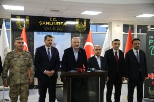 ŞANLIURFA (AA) – İçişleri Bakanı Süleyman Soylu, sahte içkiye yönelik